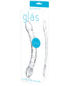 Glas Double Trouble Glass Dildo - Clear - Naughtyaddiction.com
