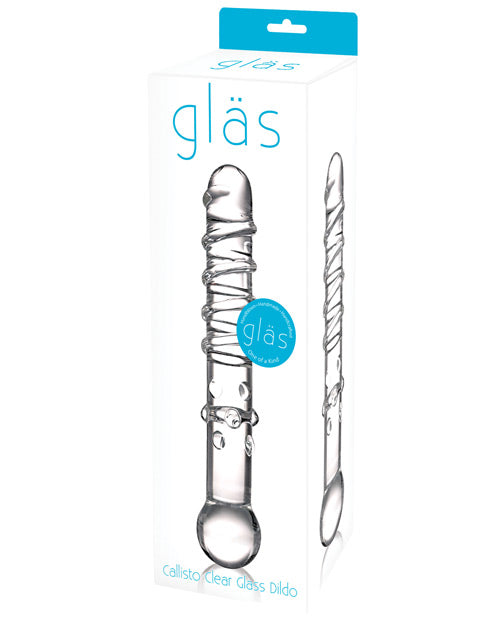 Glas Callisto Glass Dildo - Clear - Naughtyaddiction.com