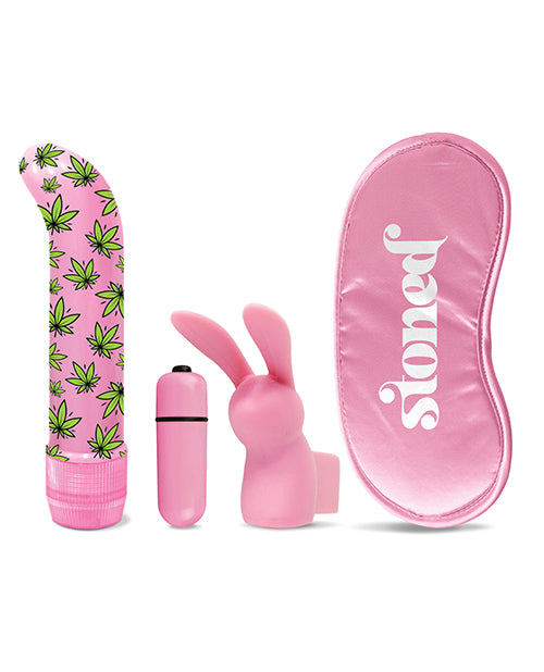 Stoner Vibes Budz Bunny Stash Kit - Pink - Naughtyaddiction.com