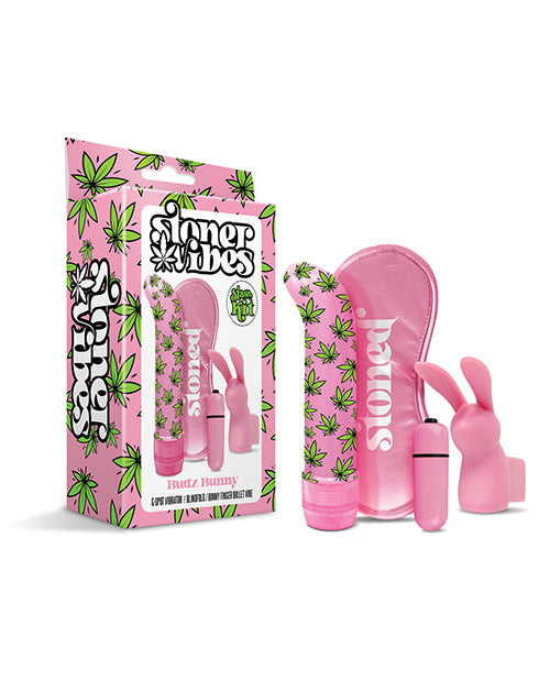 Stoner Vibes Budz Bunny Stash Kit - Pink - Naughtyaddiction.com