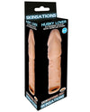 Skinsations Husky Lover 6.5" Extension Sleeve W-scrotum Strap - Naughtyaddiction.com