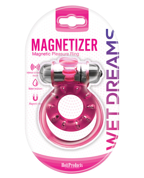 Wet Dreams Magnetizer Magnetic Pleasure Ring - Pink - Naughtyaddiction.com