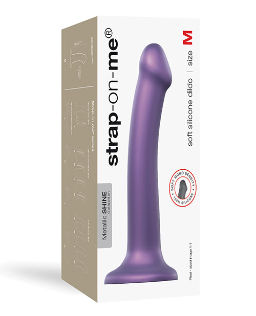 Strap On Me Flexible Dildo - Metallic Purple - Naughtyaddiction.com