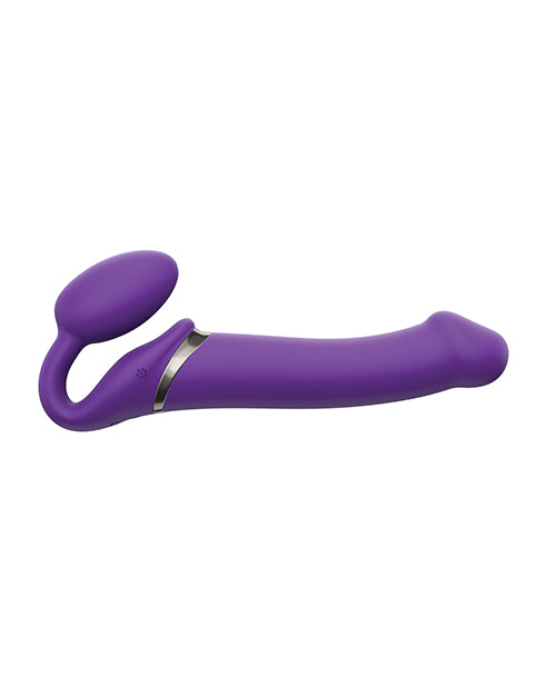 Strap On Me Vibrating Bendable L Strapless Strap On - Purple - Naughtyaddiction.com