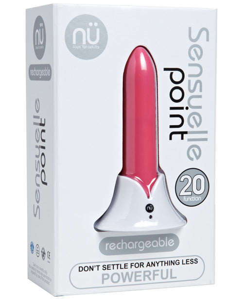 Nu Sensuelle Point Rechargeable Bullet - Pink - Naughtyaddiction.com