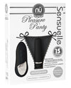 Nu Sensuelle Pleasure Panty Bullet W-remote Control 15 Functions - Black - Naughtyaddiction.com