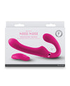 Shishi Midnight Rider Rechargeable Strapless Strap On W-remote - Pink - Naughtyaddiction.com