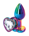 Rear Assets Multicolor Heart Small - Clear - Naughtyaddiction.com