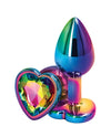 Rear Assets Multicolor Heart Small - Rainbow - Naughtyaddiction.com