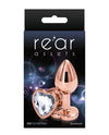 Rear Assets Rose Gold Heart Small - Clear - Naughtyaddiction.com