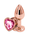 Rear Assets Rose Gold Heart Small - Pink - Naughtyaddiction.com