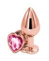 Rear Assets Rose Gold Heart Medium - Pink - Naughtyaddiction.com