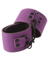 Lust Bondage Wrist Cuffs - Purple - Naughtyaddiction.com