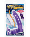 Double Penetrator Rabbit Cockring - Purple - Naughtyaddiction.com