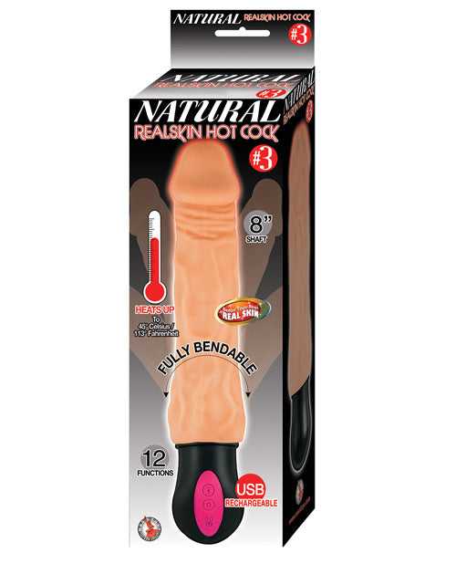 Natural Realskin Hot Cock #3 - Flesh - Naughtyaddiction.com