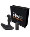 Nexus Revo Stealth Remote Control Rotating Prostate Massager - Black - Naughtyaddiction.com