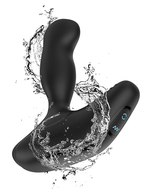 Nexus Revo Stealth Remote Control Rotating Prostate Massager - Black - Naughtyaddiction.com