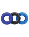 Hunky Junk C Ring Multi Pack - Asst. Colors Pack Of 3 - Naughtyaddiction.com