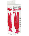 Wall Bangers Double Penetrator Waterproof - Pink - Naughtyaddiction.com