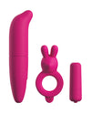 Classix Couples Vibrating Starter Kit - Pink - Naughtyaddiction.com