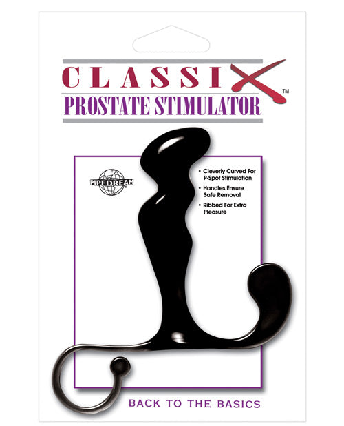 Classix Prostate Stimulator - Black - Naughtyaddiction.com