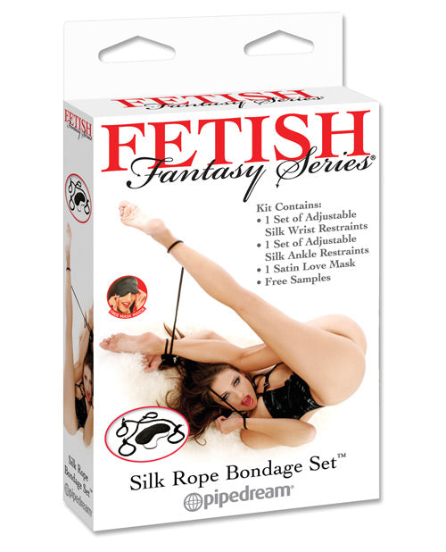 Fetish Fantasy Series Silk Rope Bondage Set - Naughtyaddiction.com