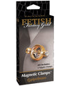 Fetish Fantasy Gold Magnetic Nipple Clamps - Gold - Naughtyaddiction.com