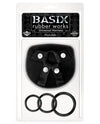 Basix Rubber Works Universal Harness Plus Size - Black - Naughtyaddiction.com