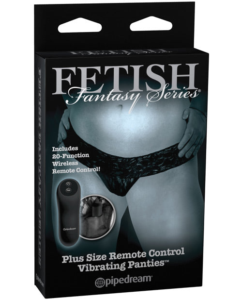 Fetish Fantasy Limited Edition Remote Control Vibrating Panties - Plus Size - Naughtyaddiction.com