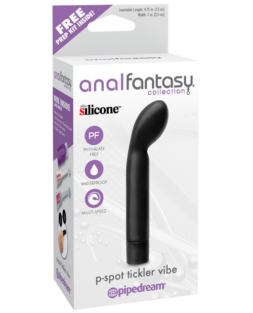 Anal Fantasy Collection P Spot Tickler Vibe - Black - Naughtyaddiction.com