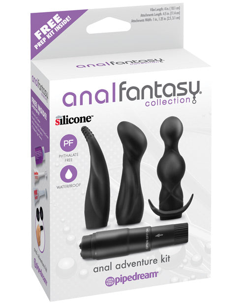 Anal Fantasy Collection Anal Adventure Kit - Black - Naughtyaddiction.com