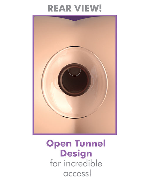 an open tunnel design for incredible access