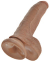 King Cock 9" Cock W-balls - Tan - Naughtyaddiction.com