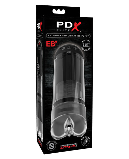 Pdx Elite Extendable Vibrating Pump - Naughtyaddiction.com