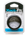 Perfect Fit Xact Fit 3 Ring Kit L-xl - Black - Naughtyaddiction.com