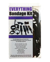 Plesur Everything Bondage 12 Piece Kit - Black - Naughtyaddiction.com