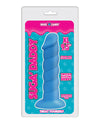 Rock Candy Suga Daddy 9.5" Silicone Dildo - Blue - Naughtyaddiction.com
