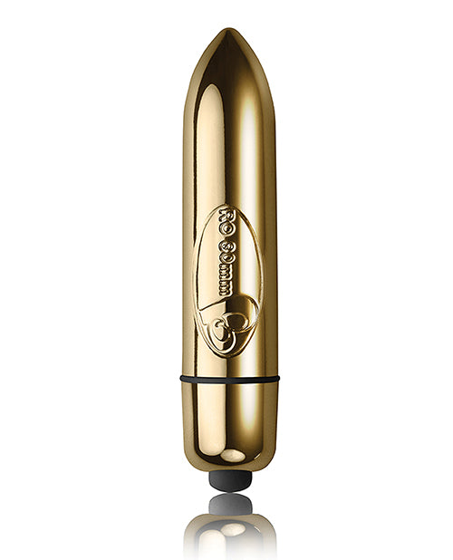 Rocks Off Ro-80 Single Speed Bullet - Champagne Gold - Naughtyaddiction.com