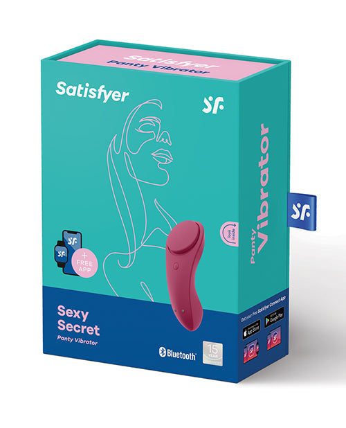 Satisfyer Sexy Secret Panty Vibrator - Red Wine - Naughtyaddiction.com