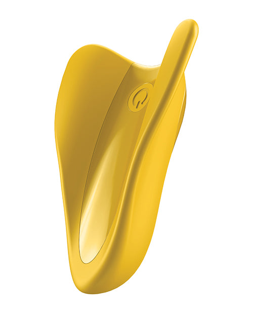 Satisfyer High Fly Finger Vibrator - Yellow - Naughtyaddiction.com