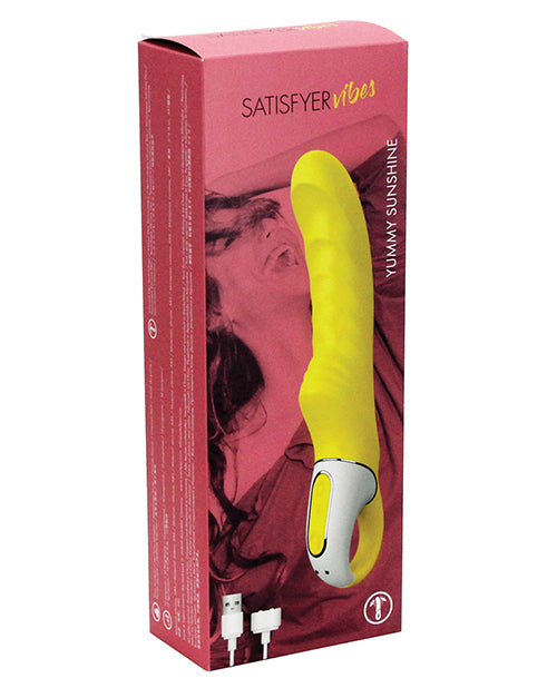 Satisfyer Vibes Yummy Sunshine - Yellow - Naughtyaddiction.com