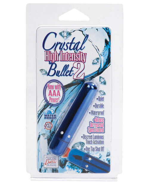 Crystal High Intensity Bullet 2 - Blue - Naughtyaddiction.com