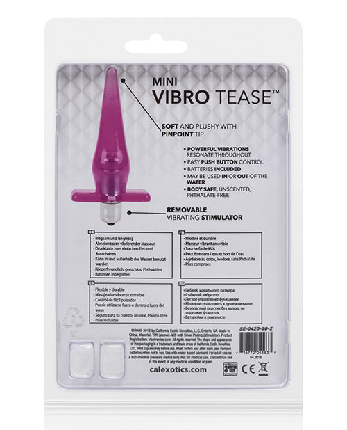 Mini Vibro Tease - Pink - Naughtyaddiction.com