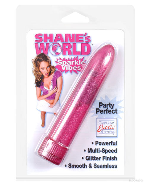 Shane's World Sparkle Vibe - Pink - Naughtyaddiction.com