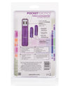 Pocket Exotics Turbo 8 Accelerator Double Bullets - Purple - Naughtyaddiction.com