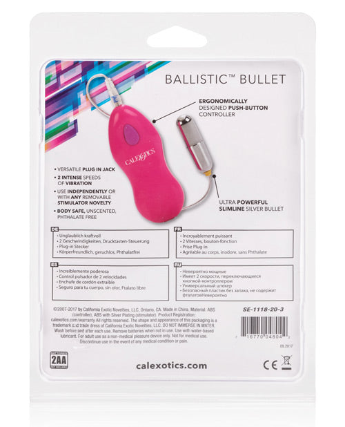 Ballistic Bullet - Pink - Naughtyaddiction.com
