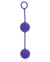 Posh Silicone "o" Balls - Purple - Naughtyaddiction.com