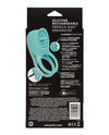Couple's Enhancers Silicone Rechargeable French Kiss Enhancer - Teal - Naughtyaddiction.com