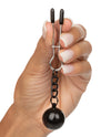Nipple Grips Weighted Tweezer Nipple Clamps  -silver - Naughtyaddiction.com