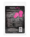 Nipple Play Advanced Silicone Nipple Suckers - Pink - Naughtyaddiction.com